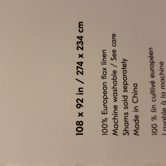 ❤️BUY 2 GET 1 FREE West Elm European Flax Linen Duvet Cover,King/California King - Picture 8 of 11